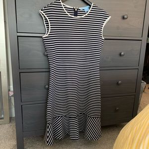 Draper James ladies S navy striped dress